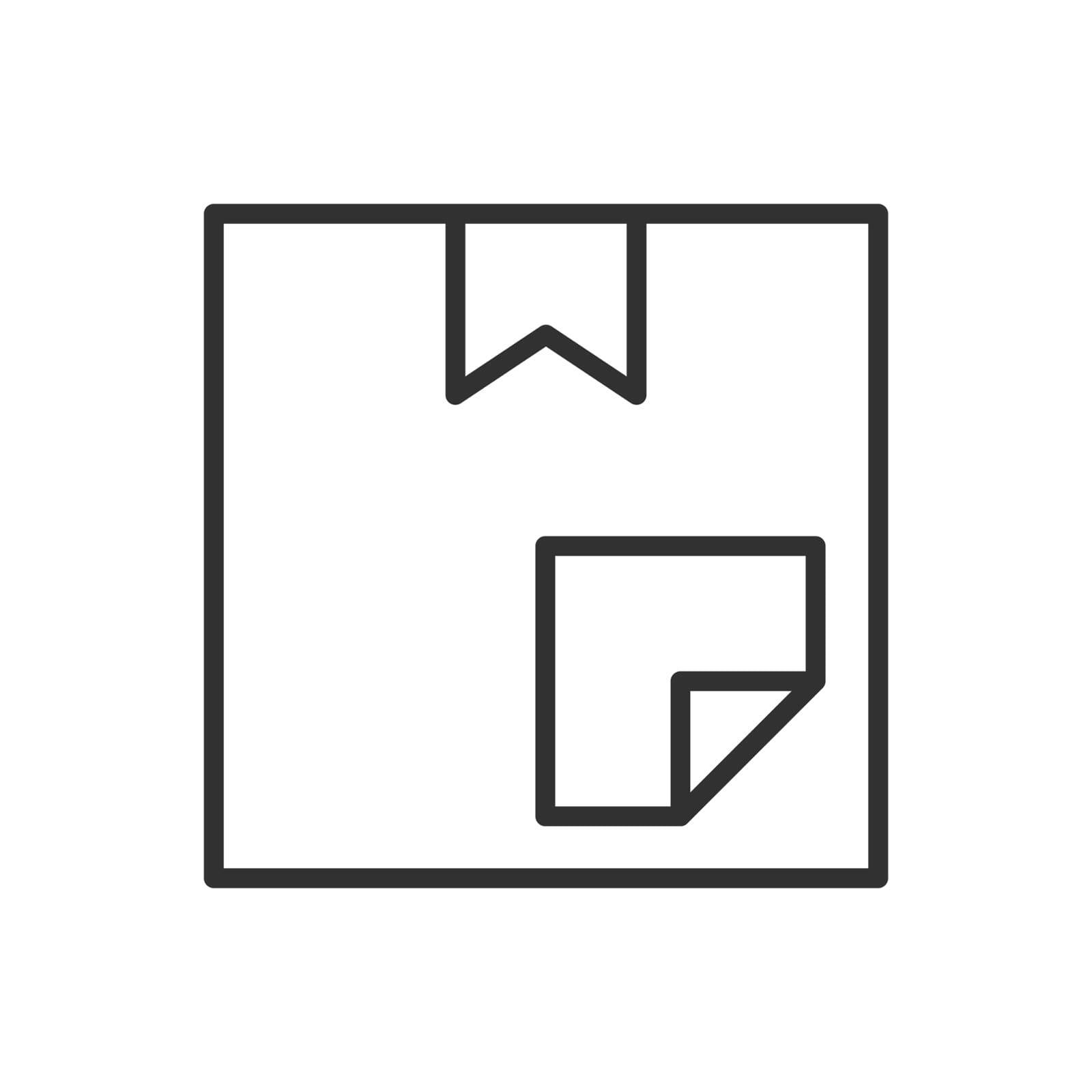 A diagram of box being labelled